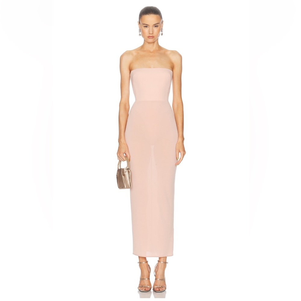 Alex Perry Blush Strapless Dress
